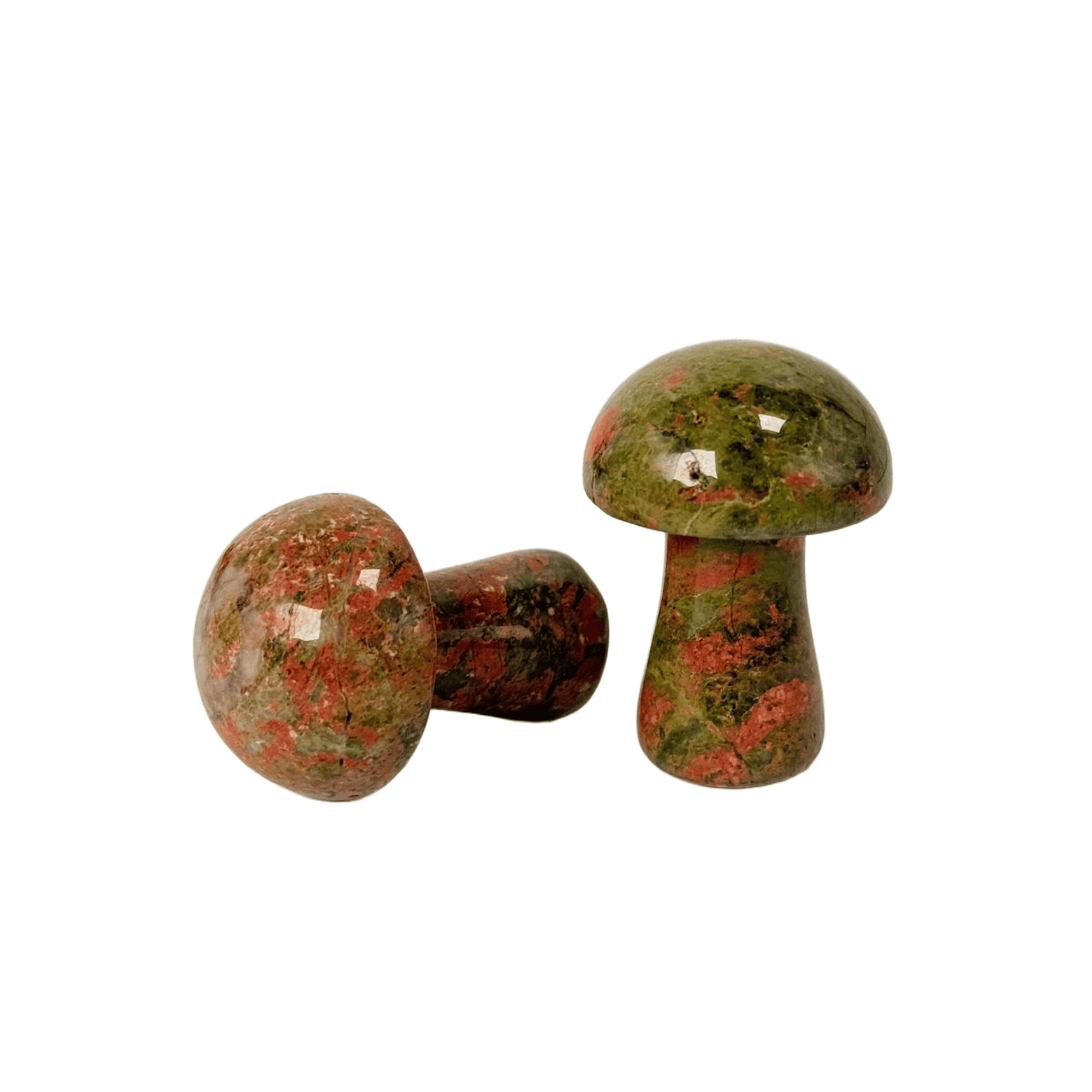 Unakite Crystal Mushroom